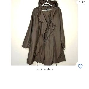 Eileen Fisher hooded anorak jacket